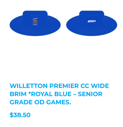 Royal Blue - OD Wide Brim (snrs only)
